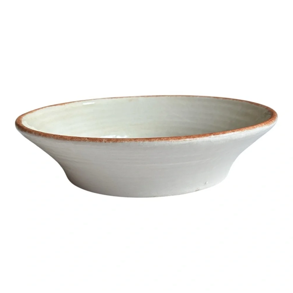 Williams Sonoma Jardin Potager individual Pasta Bowl yellow pepper made in Italy
